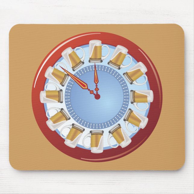 BEERS O' Clock Mouse Pad (Front)