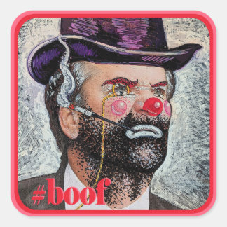 Beers of a Clown: Lord Boof Square Sticker