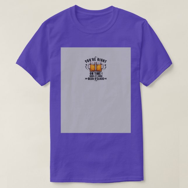 Beers Time Bartending Funny Saying Quotes for Bart T-Shirt (Design Front)