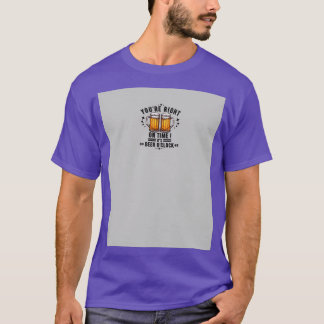 Beers Time Bartending Funny Saying Quotes for Bart T-Shirt