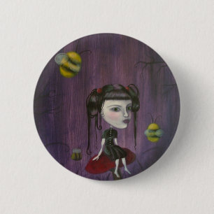 Bees 2 Inch Round Button