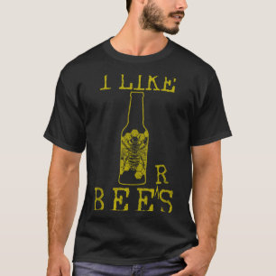 Bees & Beer - Funny Quote Beekeeng Beekeeper G T-Shirt