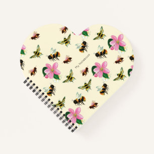 Bees and Bumblebees Personalized Notebook