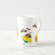 Bees and dandelions
