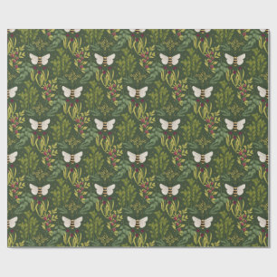 Bees and Foliage Wrapping Paper