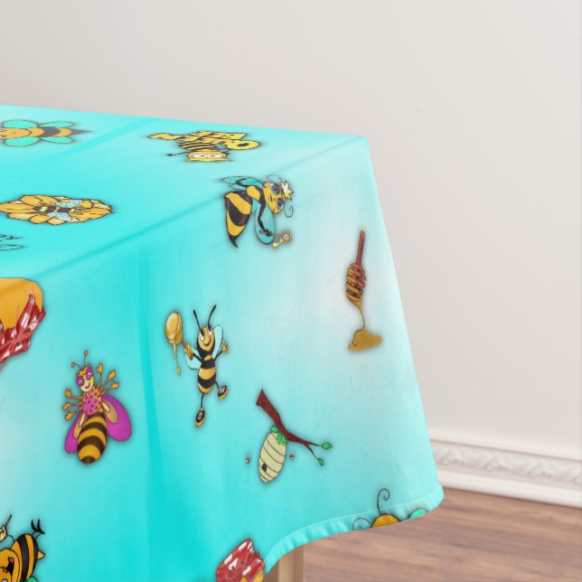 Bees and Honey Tablecloth (In Situ)