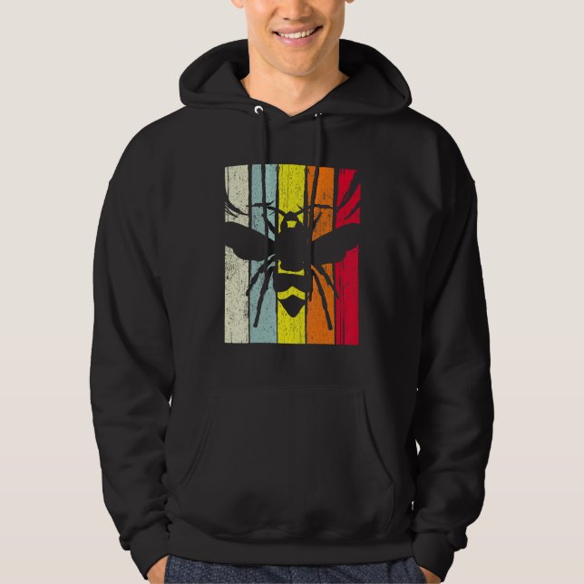 Bees Beekeeper Bee Honey Beekeeping Bee Design Hoodie (Front)