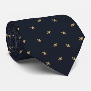 Bees - Bees - Bee - Beene navy Tie