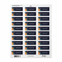 Bees & Blossoms Return Address Label