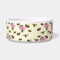  Bees & Bumblebees & Pink Spring Blossoms