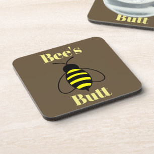 Bee's Butt Beverage Coaster