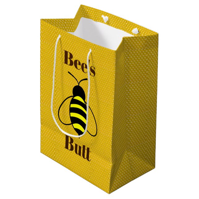 Bee's Butt Gift Bag (Front Angled)