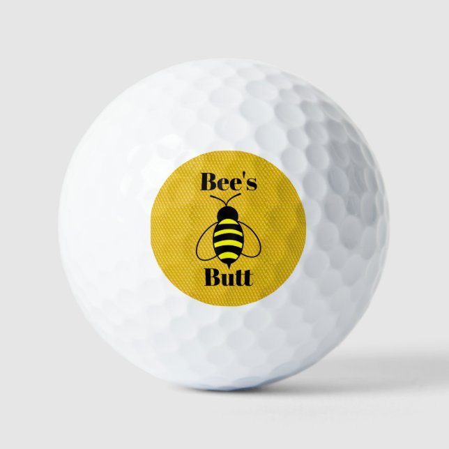 Bee's Butt Golf Ball (Front)