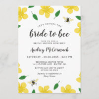 Bees & Buttercups Shower the Bride to Bee