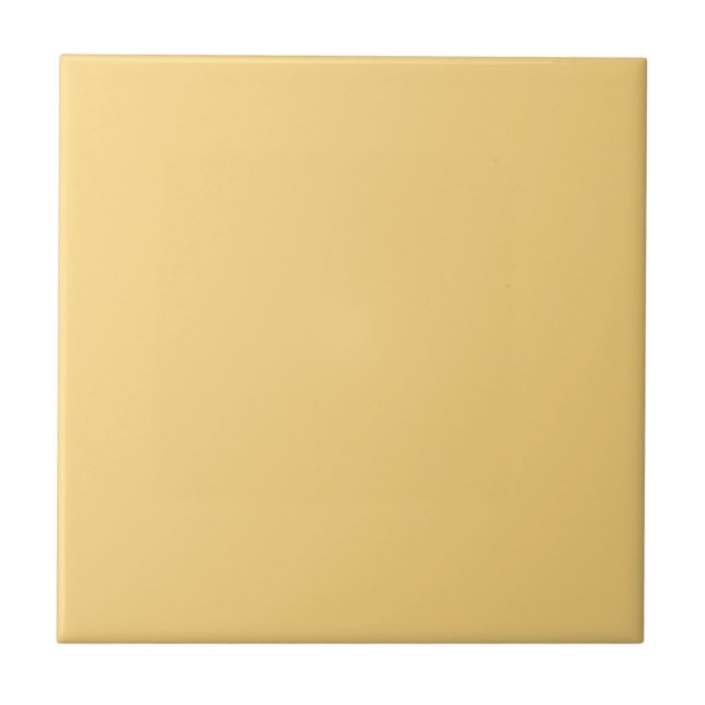 Bee's Honey Yellow Square Kitchen and Bathroom Tile (Front)