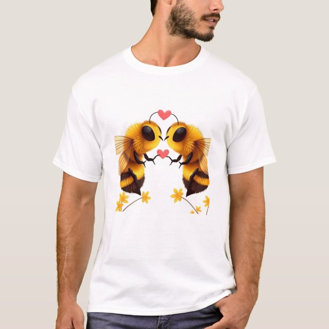 "BEES IN LOVE" - T-shirt basique (Devant)
