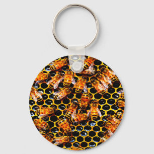 BEES KEYCHAIN