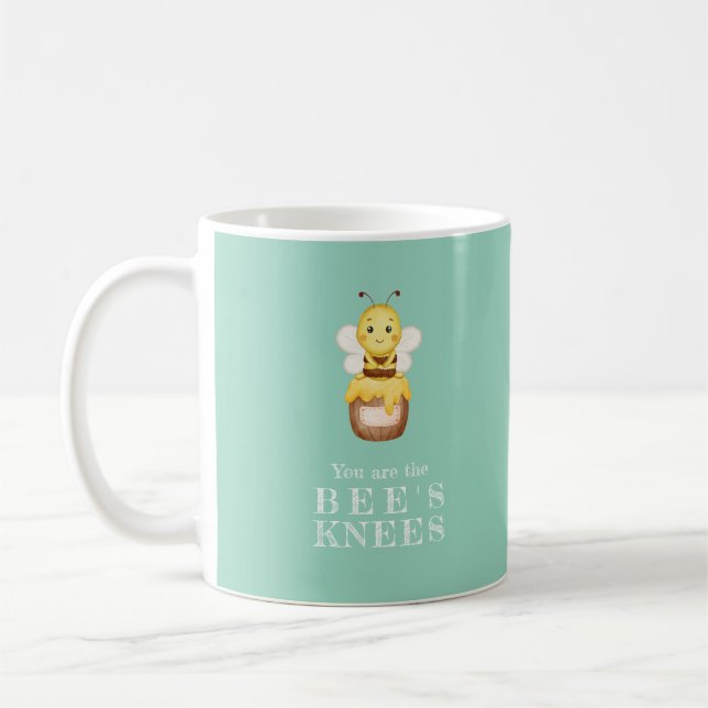 Bee's Knees Valentines day Mug (Left)