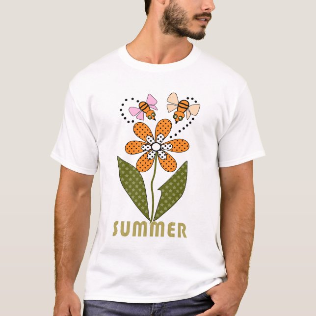 bees love summer and so do I T-Shirt (Front)