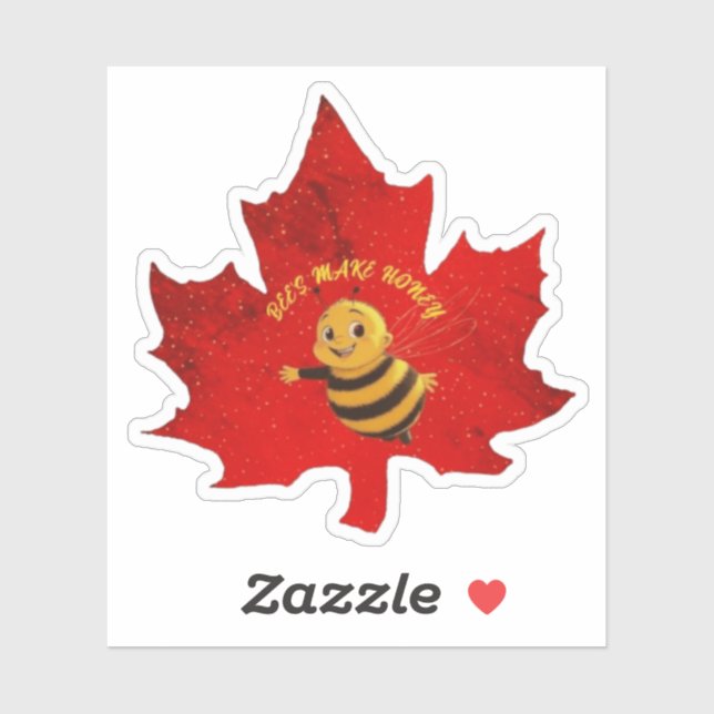 BEES MAKE HONEY sticker (Sheet)