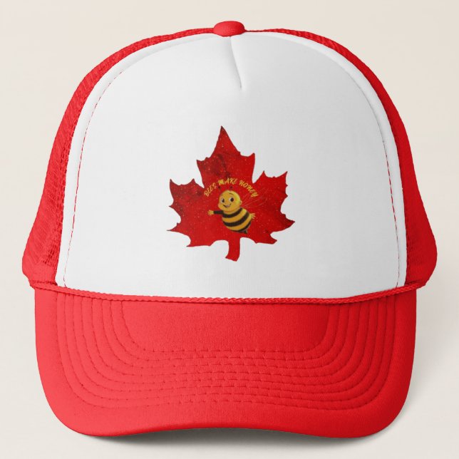 BEES MAKE HONEY TRUCKER HAT (Front)