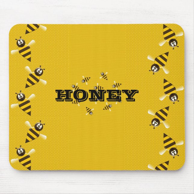 Bees Mouse Pad (Front)