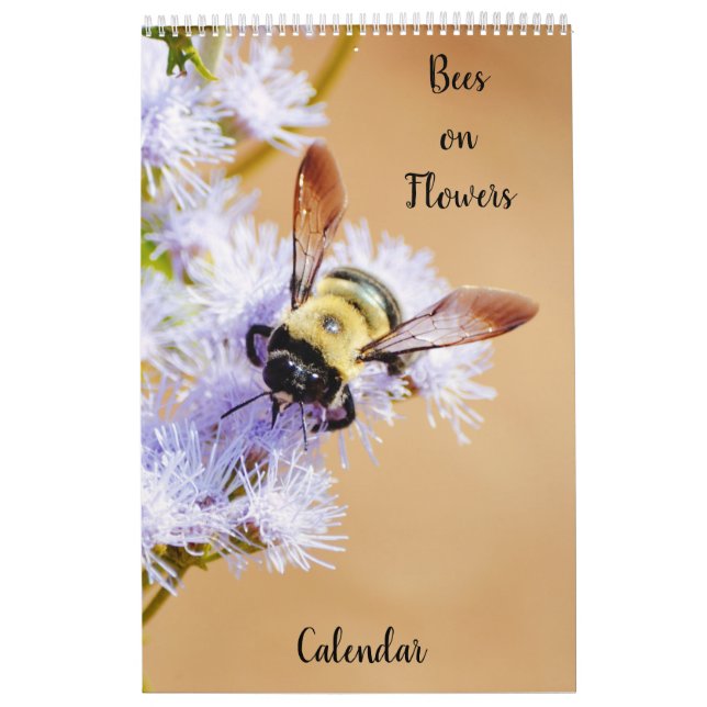 Bees on Flowers Calendar (Cover)