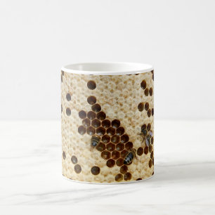 Bees On Honey Comb Mug