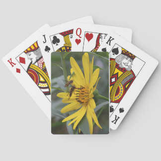 Bees Playing Cards