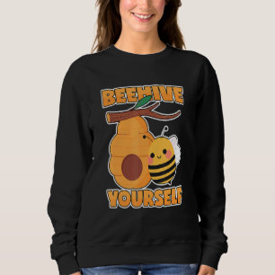 Bees Pun Beekeeper Word Joke Saying Sweatshirt