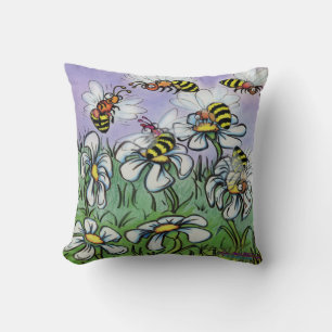 Bees Throw Pillow