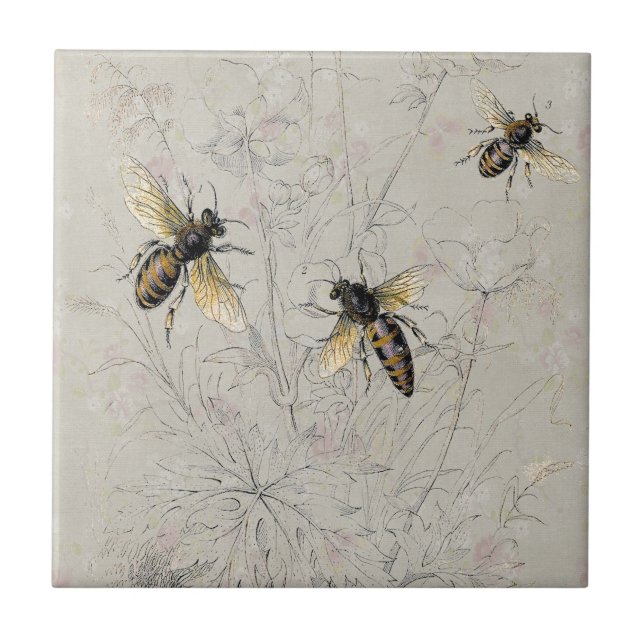 Bees Tile (Front)