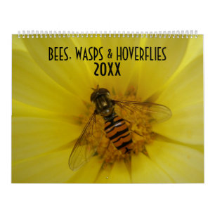 Bees Wasps and Hoverflies Custom Calendar