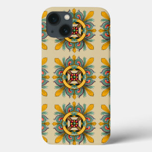 Beeswax Victorian Tile Design iPhone 13 Case