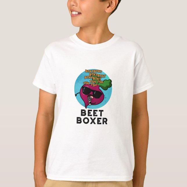 Beet Boxer Funny Beetroot Pun  T-Shirt (Front)