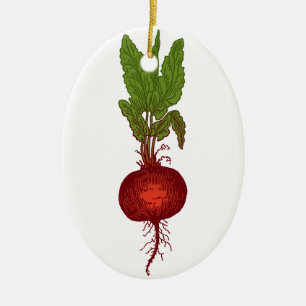 Beet Ceramic Ornament