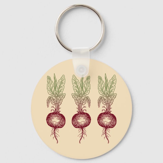 Beet Keychain (Front)