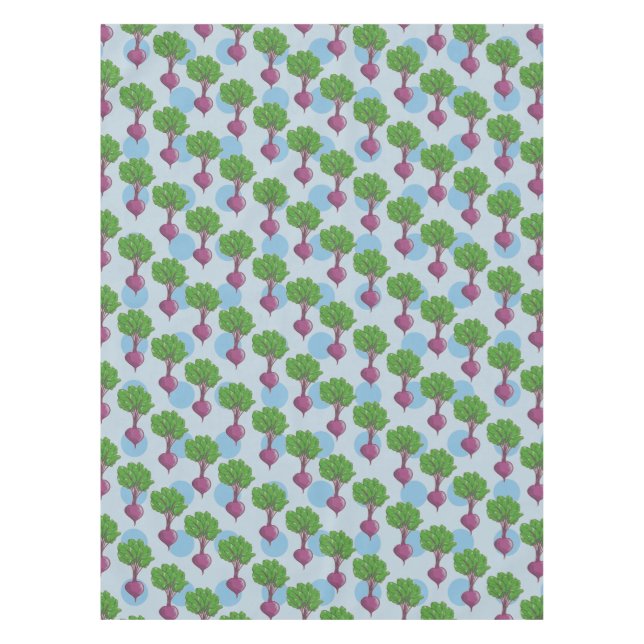 Beet plant pattern tablecloth (Front)