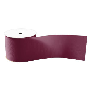 Beet Red Solid Color Grosgrain Ribbon