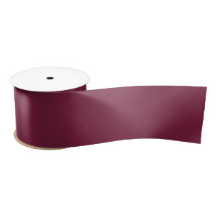 Beet Red Solid Color Satin Ribbon
