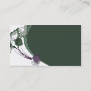 Beet vegetable cooking culinary business card