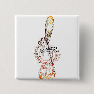 Beethoven 2 Inch Square Button