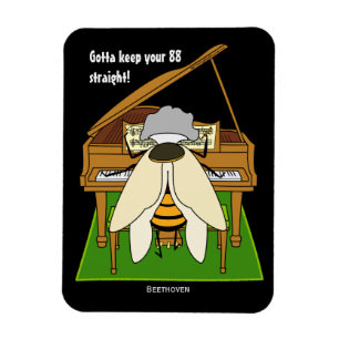 Beethoven - "88 straight" Fridge Magnet