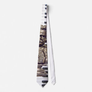 Beethoven and Piano Keys Tie