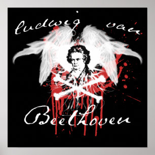 Beethoven bedroom poster
