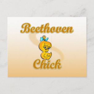 Beethoven Chick Postcard
