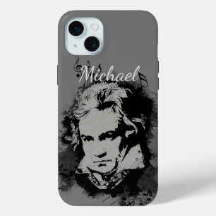 Beethoven Classical Music Composer Song Customize iPhone 15 Mini Case