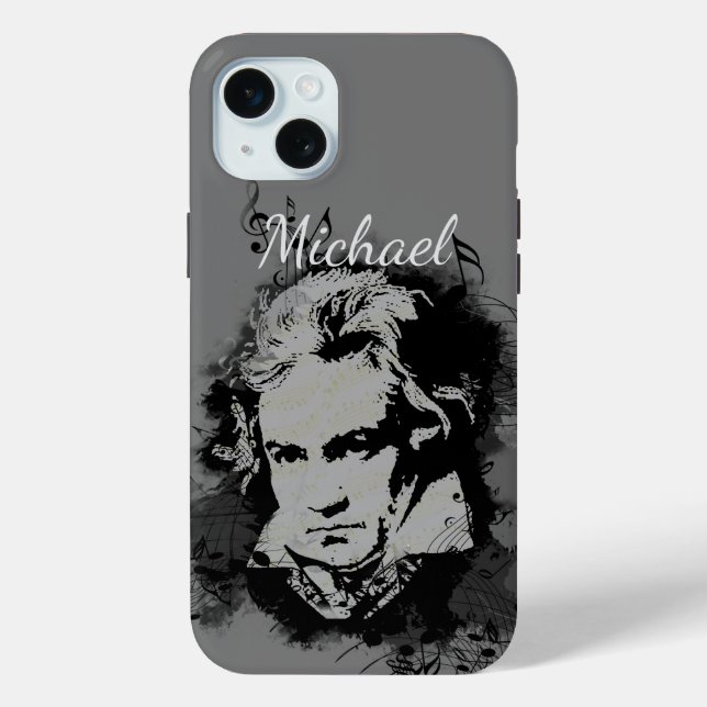 Beethoven Classical Music Composer Song  Customize Case-Mate iPhone Case (Back)