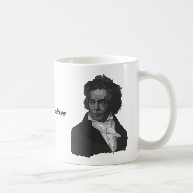 Beethoven Coffee Mug (Right)