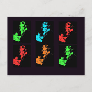 Beethoven Collage Postcard